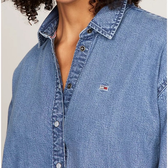 Tommy Hilfiger CHAMBRAY SHIRTDRESS - Picture 4 of 6